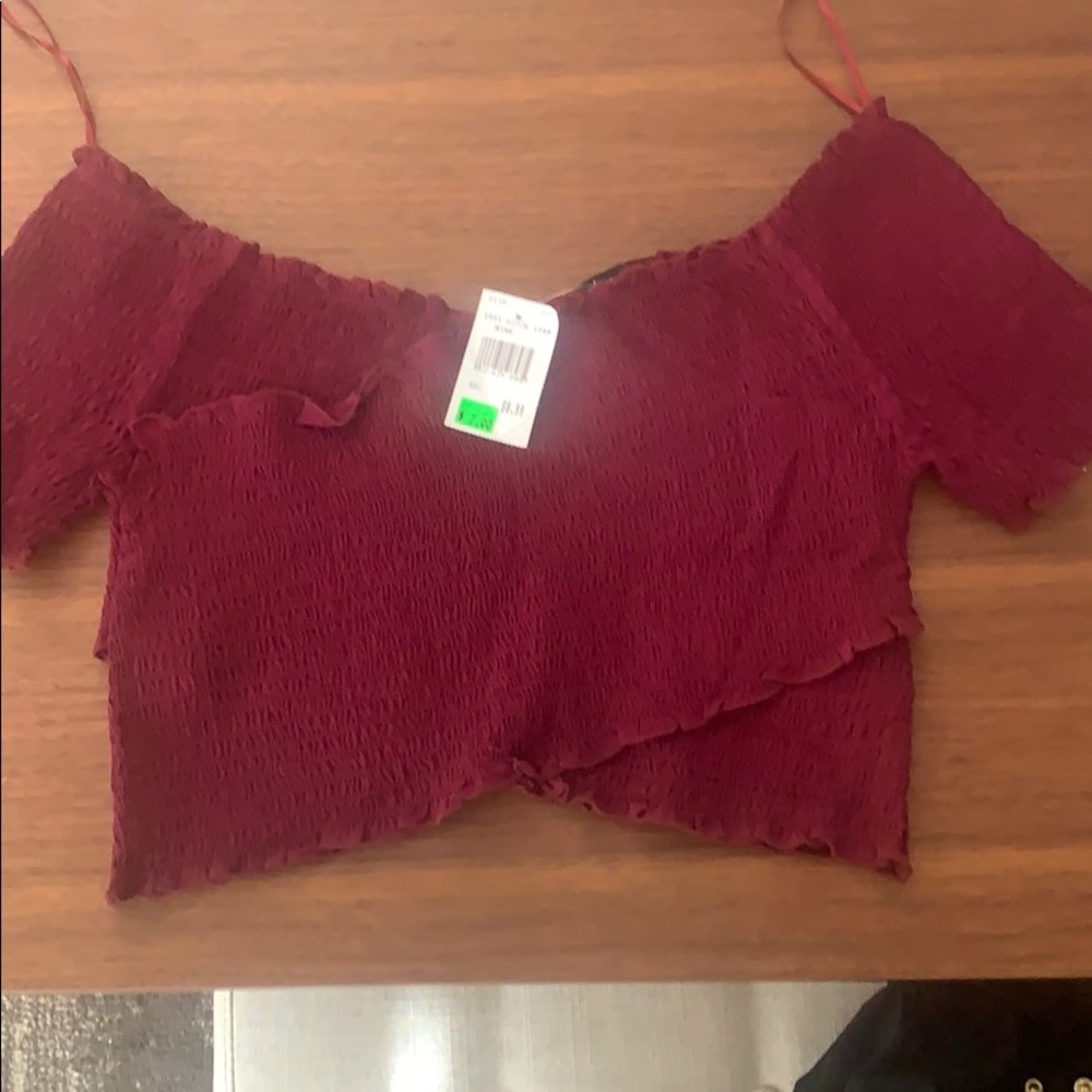 Marrón crop top